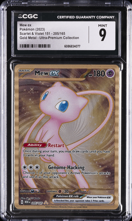 Graded Mew ex card
